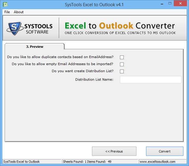 Import Contacts From Excel to Outlook Without Duplicate Items – Solution